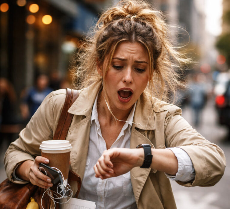 Sensação de estar sempre atrasada na vida